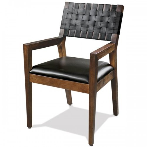 Mix-N-Match Chairs Woven Back Arm Chair
