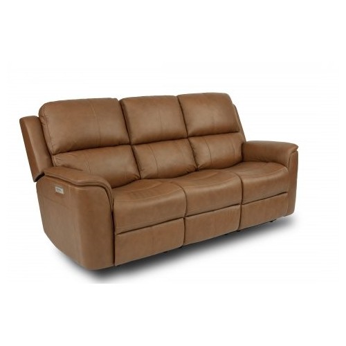 Henry Power Reclining Sofa with Power Headrests &amp; Lumbar Collection