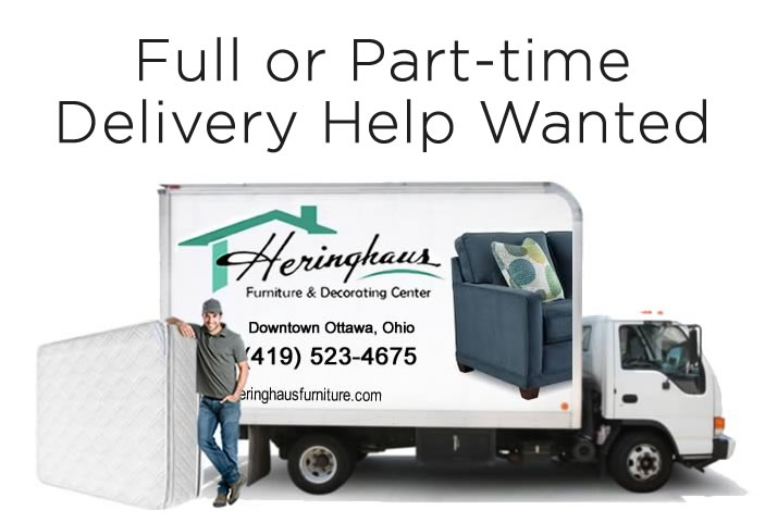 Now Hiring Delivery Help
